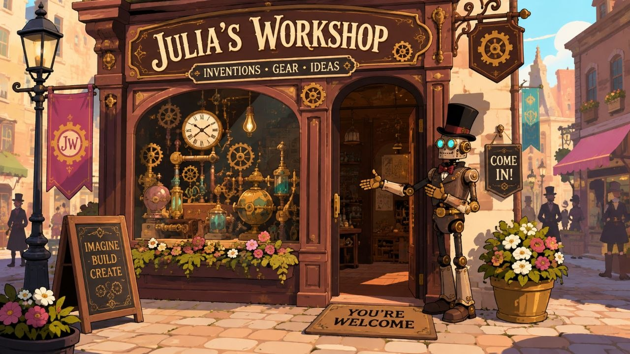 Julia's Workshop storefront cover