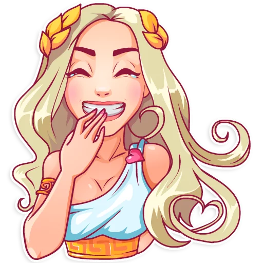 Julia Telegram sticker by Valeriya Sikorskaya