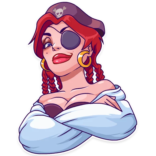 Julia Telegram sticker by Valeriya Sikorskaya