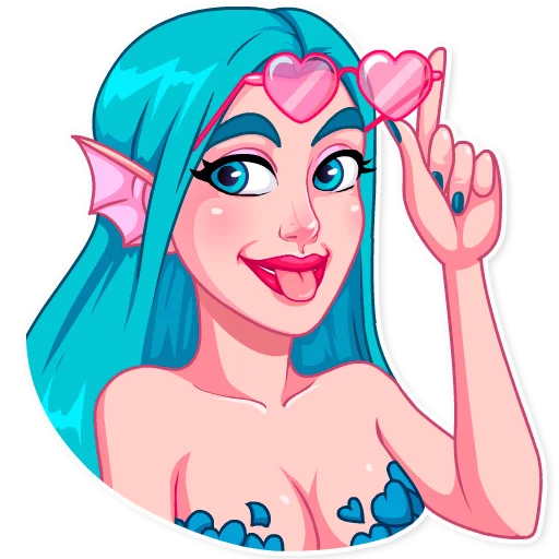 Julia Telegram sticker by Valeriya Sikorskaya